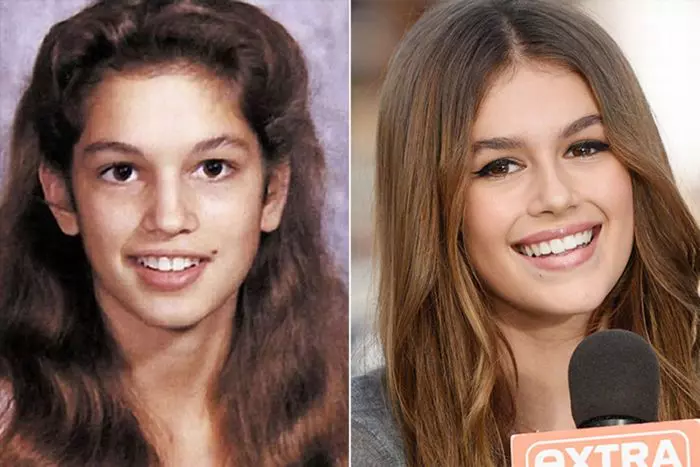 Cindy Crawford și Kaia Gerber, la 16 ani