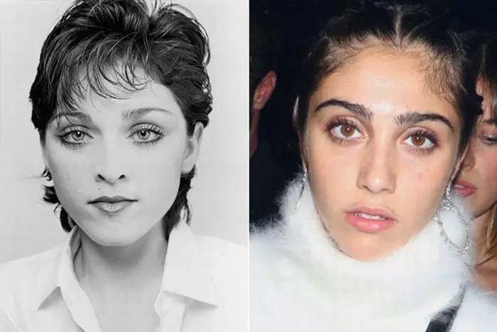 Madonna și Lourdes Maria Ciccone, la 21 de ani