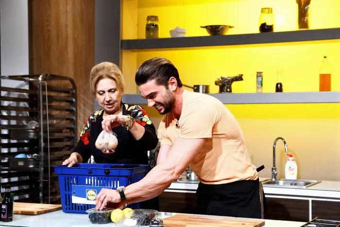 Dorian Popa și mama lui la „Chefi la cuțite”