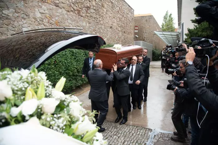 8 octombrie 2018, Barcelona. Funerallile sopranei Montserrat Caballé.