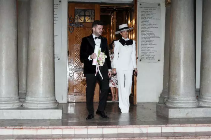 Imagini de la botezul fetiței Adelinei Pestritu, Zenaida