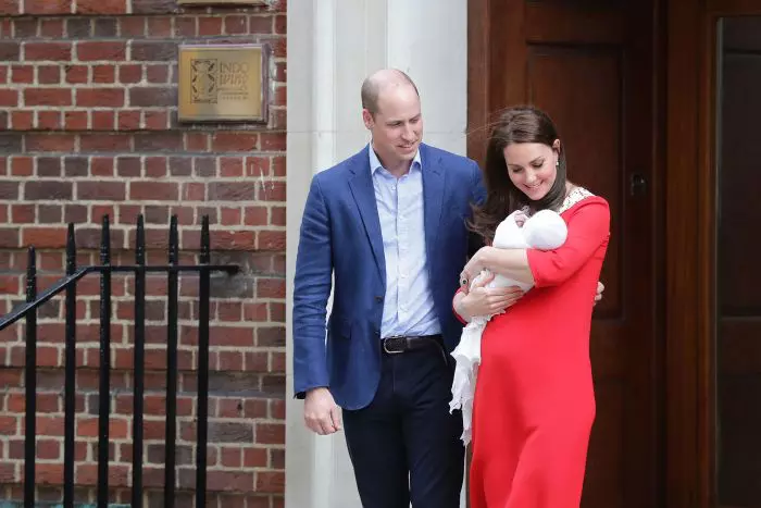 23 aprilie 2018 - Spitalul St. Mary, Londra, unde s-a născut Prințul Louis.