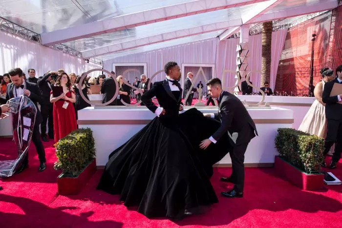 Billy Porter în ținuta sa Christiano Siriano la Oscar 2019