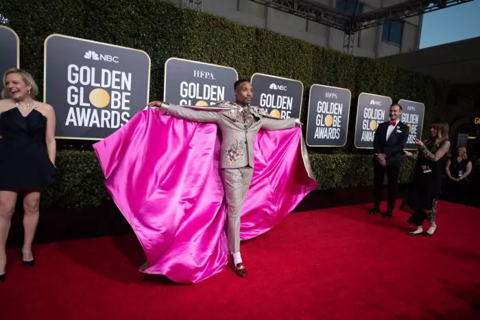 Billy Porter a ales o ținută de efect și la Globurile de Aur de luna trecută