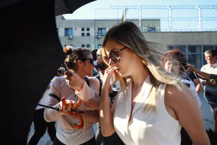 Irina Tănase și-a vizitat iubitul la Penitenciar