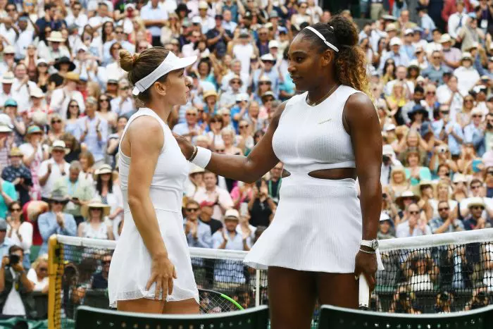 Simona Halep și Serena Williams