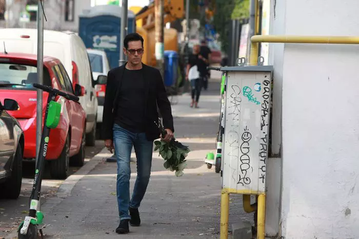 Ștefan Bănică, la priveghiul actriței Tamara Buciuceanu