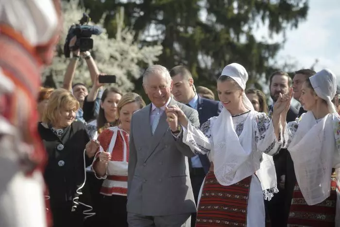 Printul Charles in Romania
