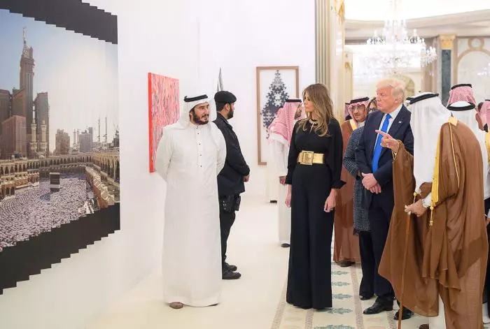 Melania Trump în Arabia Saudită