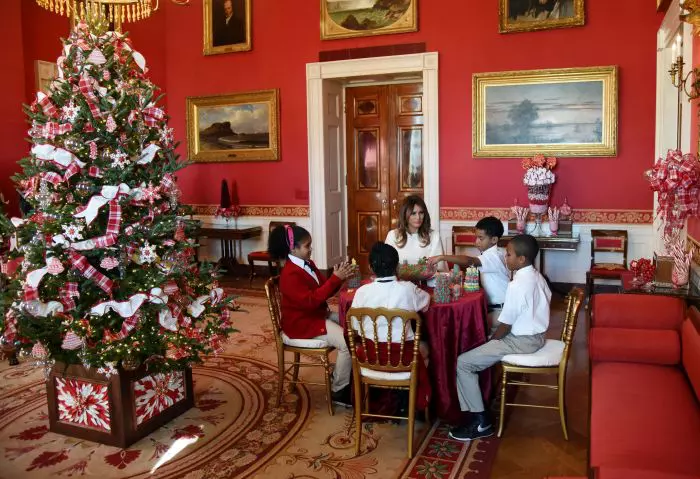 Primul Crăciun la Casa Albă al Melaniei Trump
