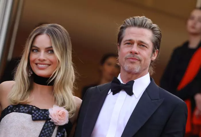 Brad Pitt și Margot Robbie, partenera din ”Once Upon a Time in Hollywood”