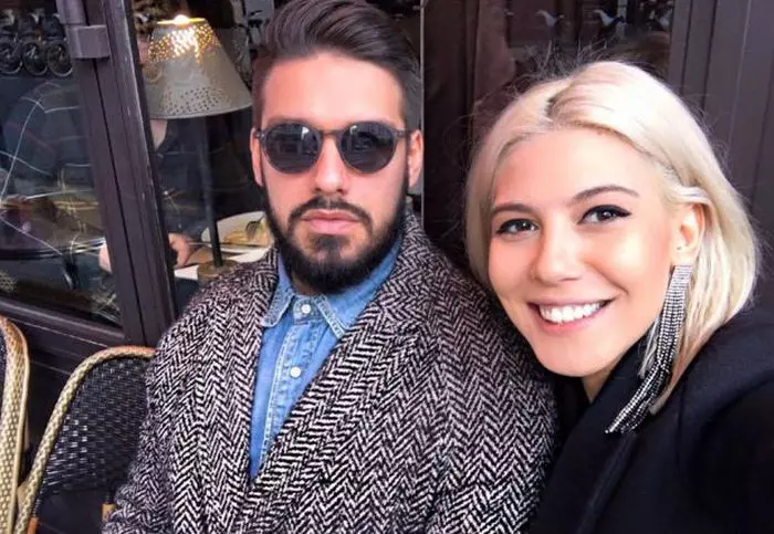 Sore și Mircea Julean, iubitul ei, cu care are o fetiță, Erin