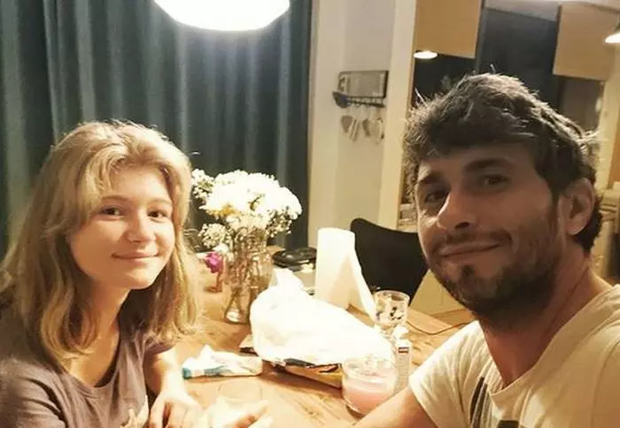 Dragoș Bucur și fiica sa, Sofia