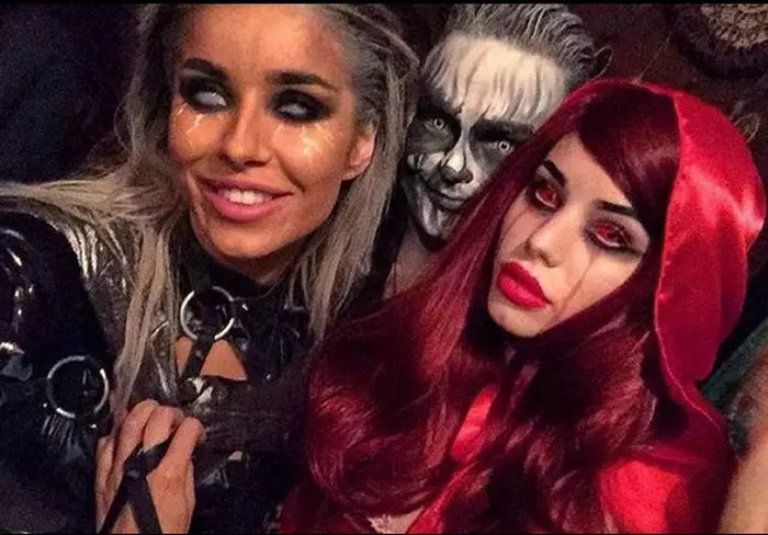 Alina Ceușan (stânga)