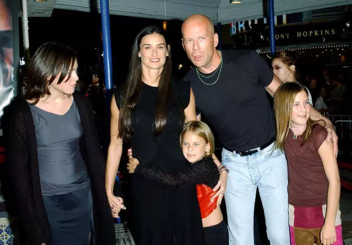 Demi Moore a fost căsătorită cu Bruce Willis şi au împreună 3 copii