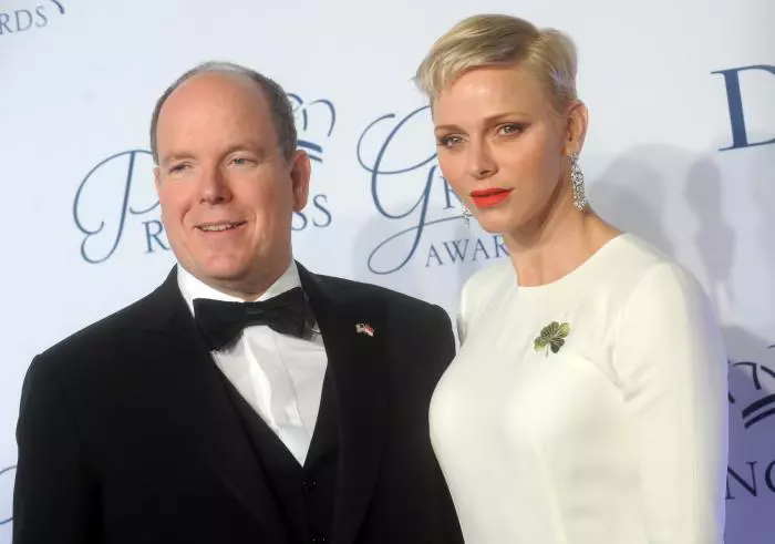 Printesa Charlene si Printul Albert al II-lea de Monaco