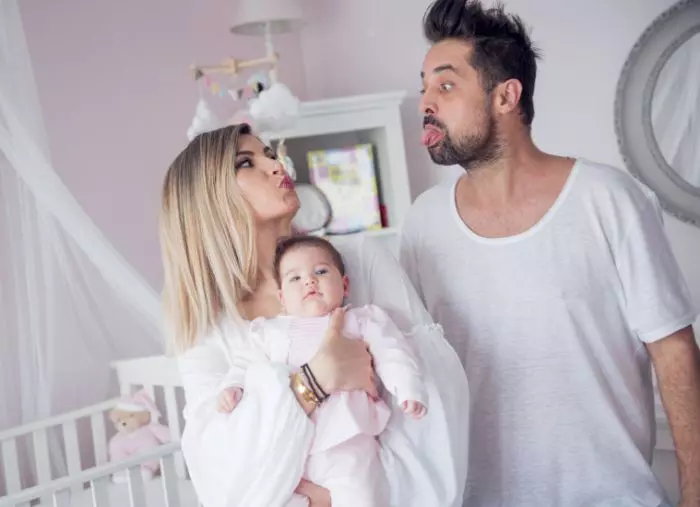 Anamaria, Tudor Ionescu şi fiica lor