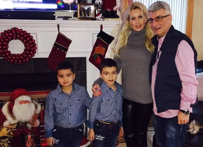 Silviu Prigoană și cei doi băieți