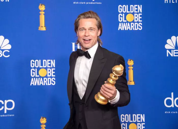 Brad Pitt la Globurile de Aur