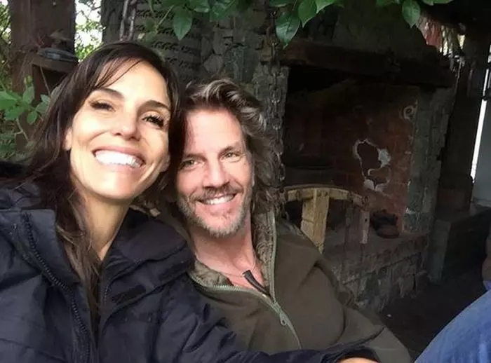 Facundo Arana și soția lui