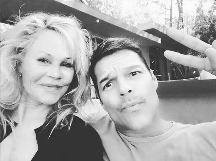 Melanie Griffith și Ricky Martin