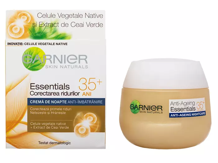 Cremă de noapte, Garnier Essentials 35+, 30 lei