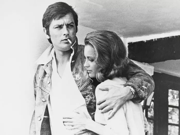 Cu Romy Schneider, iubirea vieții lui