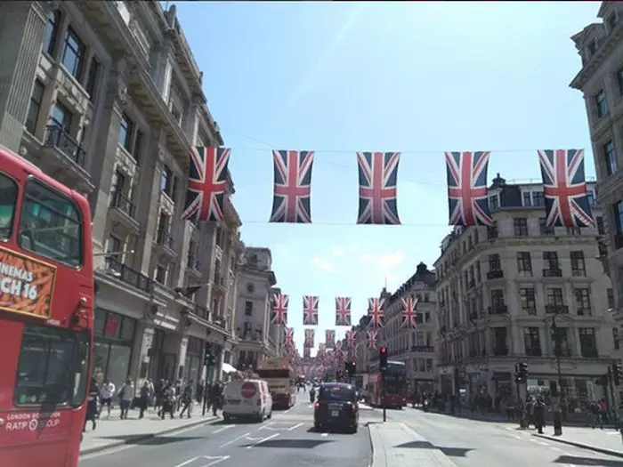 Regent Street, gatitat de sarbatoare