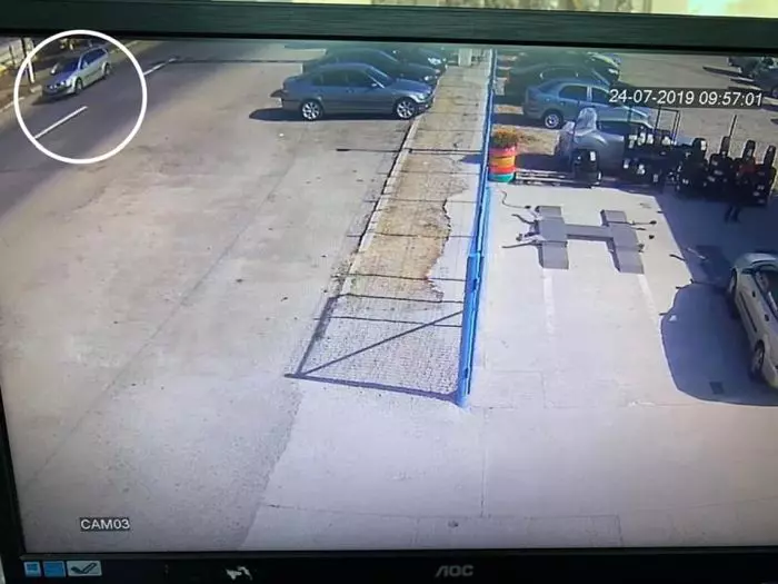 Momentul în care Alexandra s-a urcat în mașina lui Gheorghe Dincă