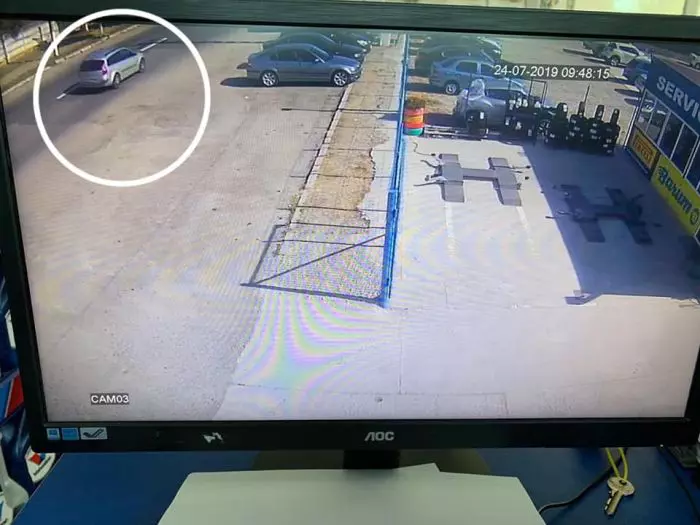 Momentul în care Alexandra s-a urcat în mașina lui Gheorghe Dincă