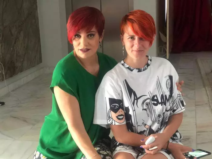 Maia Morgenstern, la filmări