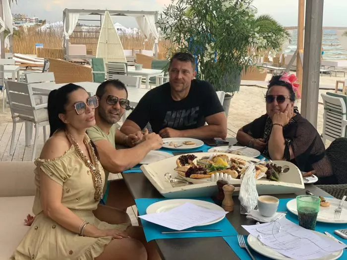 Brigitte, Florin Pastramă și nașii lor