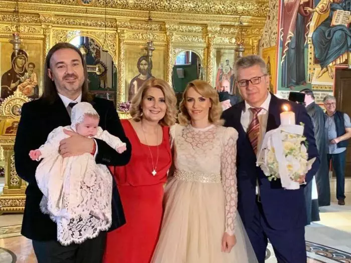 Imagini de la botezul fiicei Alessandrei Stoicescu