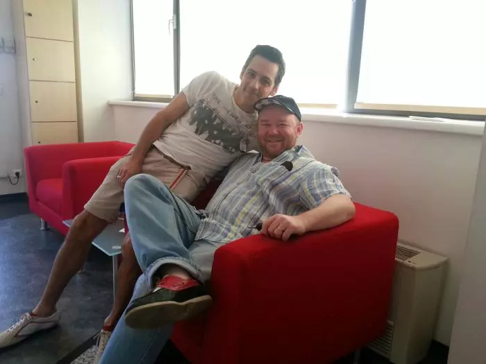 Mihai Constantin și Ștefan Bănică Junior