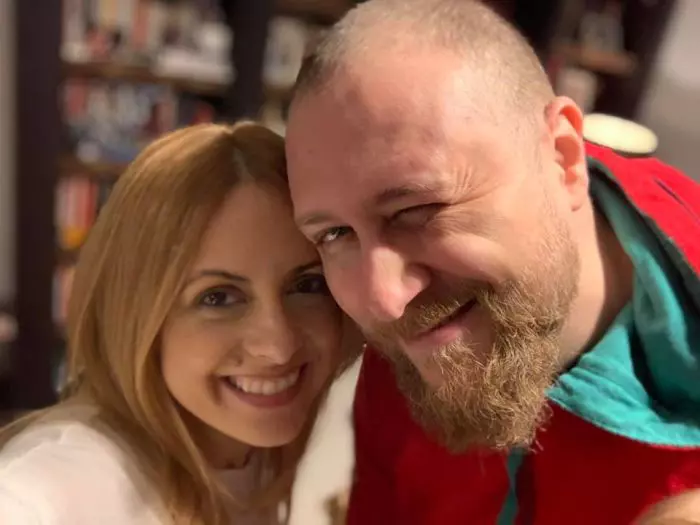 Simona Gherghe și soțul ei