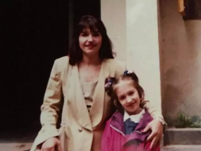 Marina Almăşan şi fiica ei