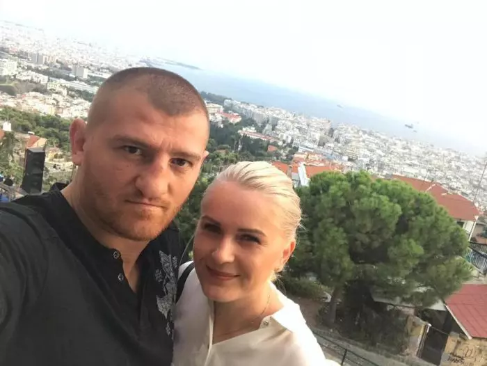 Cătălin Moroșanu și soția