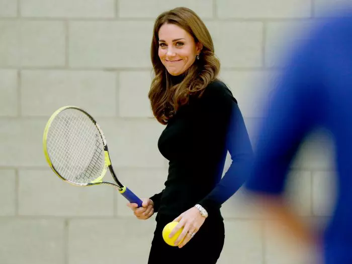 Kate Middleton este o fire activă