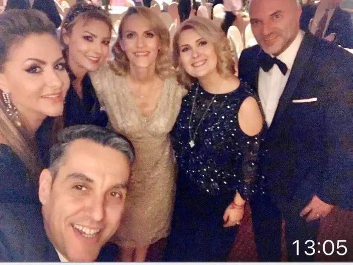 Imagini de la botezul Sarei, fetița Alessandrei Stoicescu