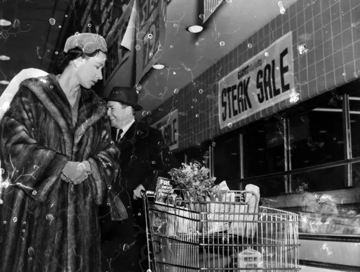 Elisabeta a II-a, în vizită în SUA, în 1957