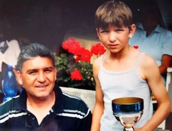 Simona Halep și tatăl său, Stere