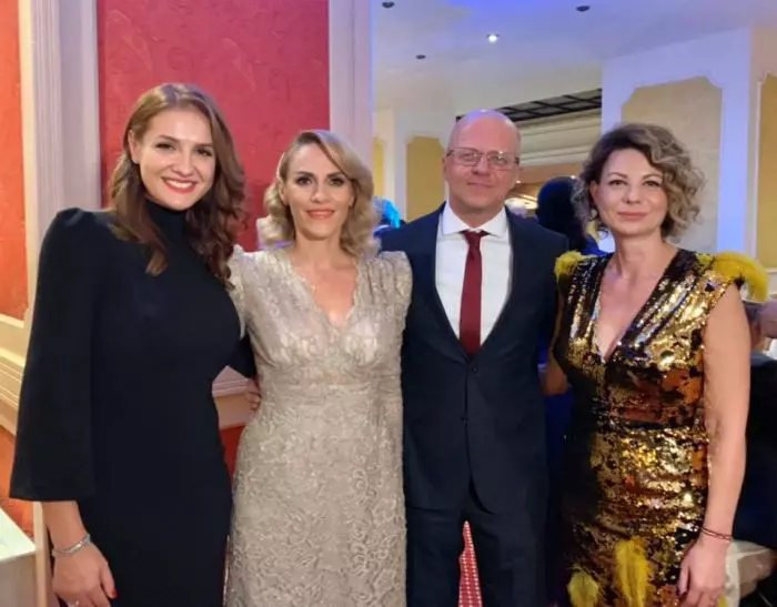 Imagini de la botezul fiicei Alessandrei Stoicescu