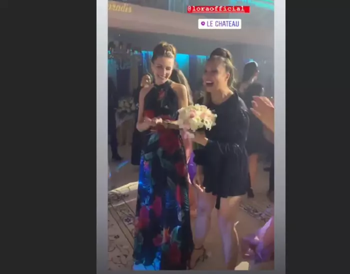 Lora a prins buchetul de mireasă al Andreei Bălan