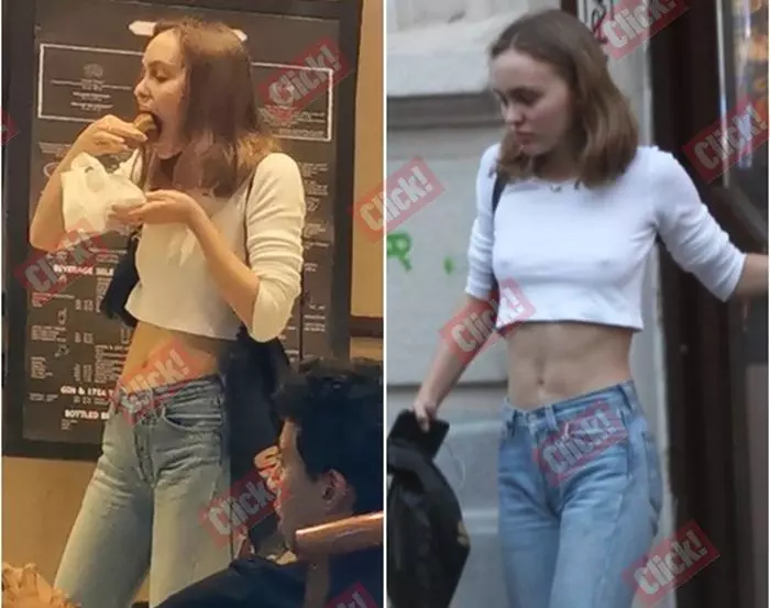 Fiica lui Johnny Depp, iamgine surprinsă în București (foto Mihai Ionescu pentru Click!)