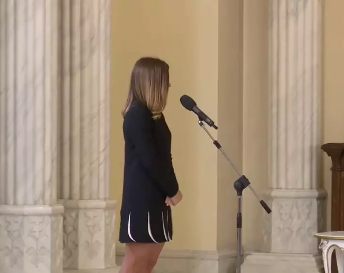 Simona Halep a fost decorată de Klaus Iohannis