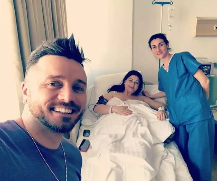 Gabriela Cristea după ce a născut