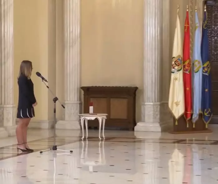 Simona Halep a fost decorată de Klaus Iohannis