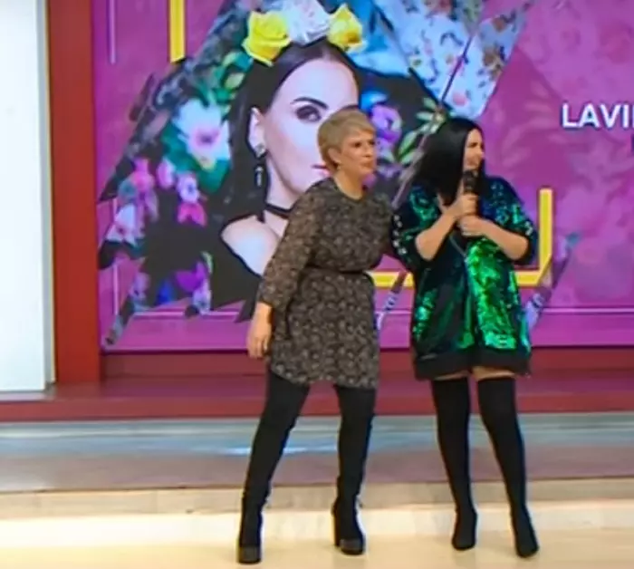 Lavinia Pirva, prima apariție la TV după ce a născut