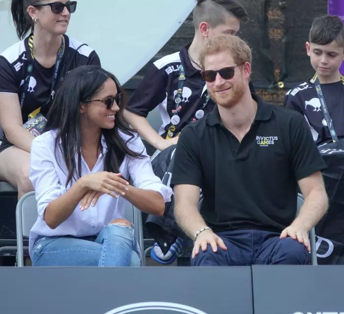 În canada, în 2017, alături de Prințul Harry, la Invictus GamesMeghan Markle and Prince Harry engaged! *File Photos*