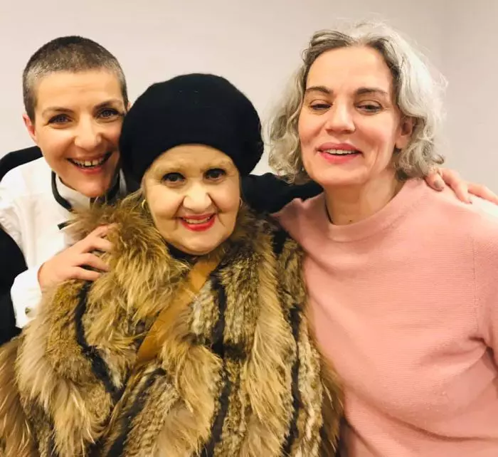 Chris Simion, Rodica Mandache și Maia Morgenstern